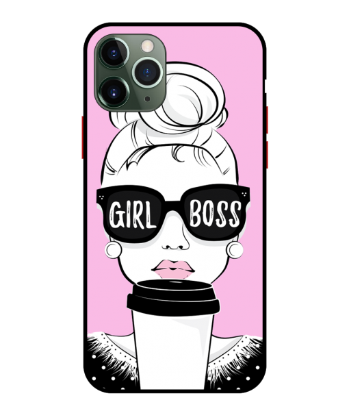 Husa IPhone 14 Pro Max, Protectie AntiShock, Girl Boss